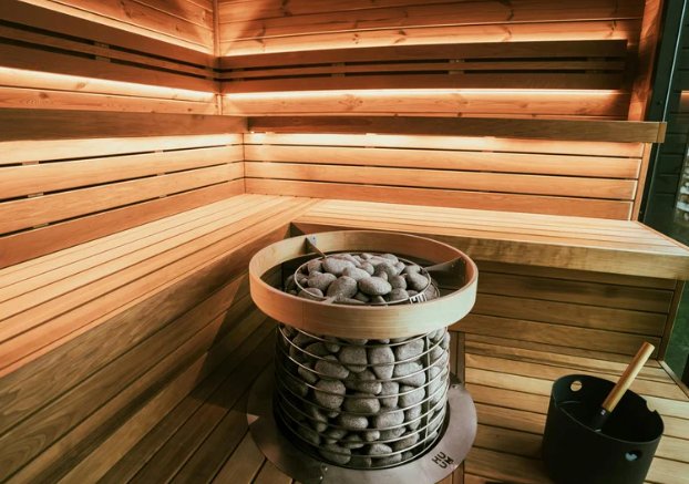 Luxury spa sauna women's yoga retreat Sparkling Hill Vernon BC