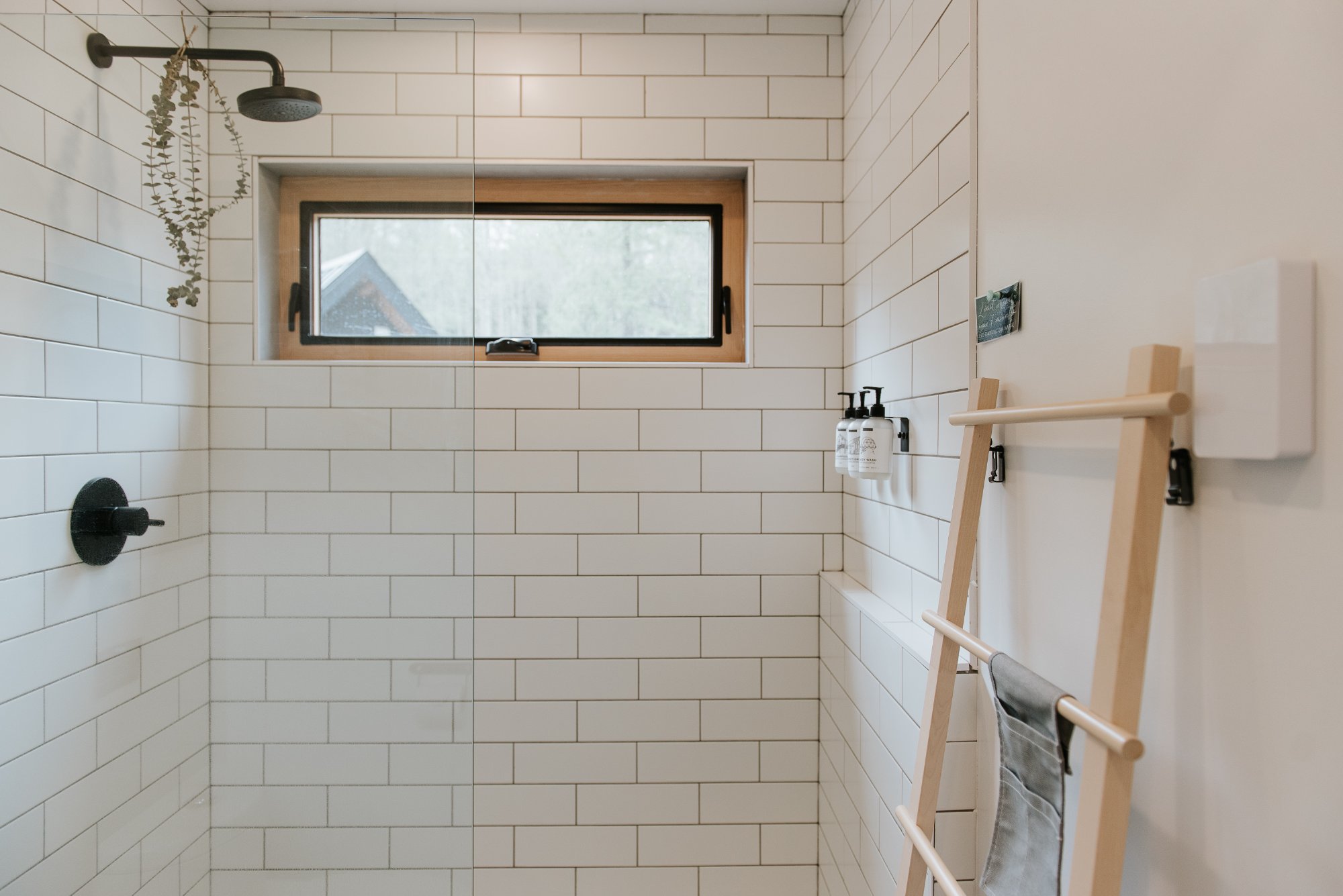 Bathroom at Nectar yoga retreat Bowen Island BC