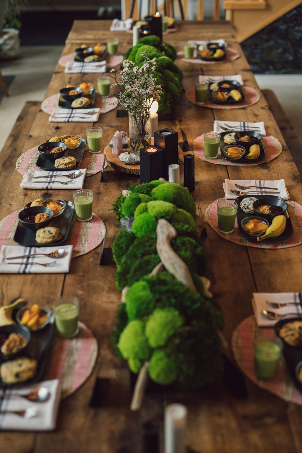 Plant-based dining women's yoga retreat Bowen Island BC