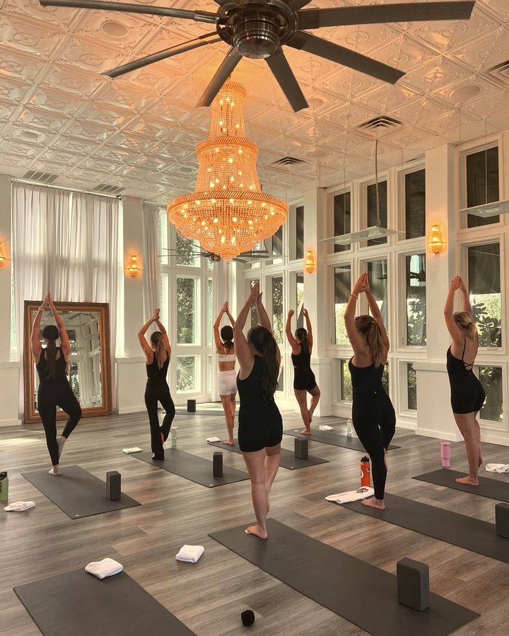 Women laughing in yoga class Kelowna Okanagan BC Love Elevate